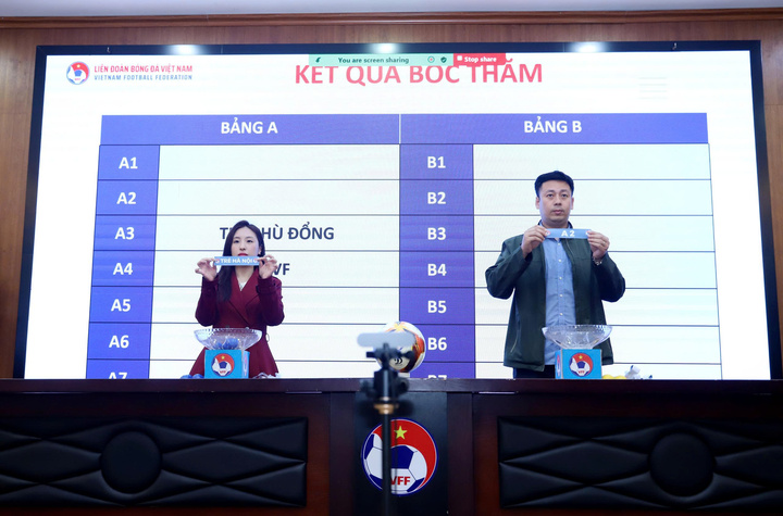 Lễ bốc thăm chia bảng giải hạng Nhì Quốc gia 2026.