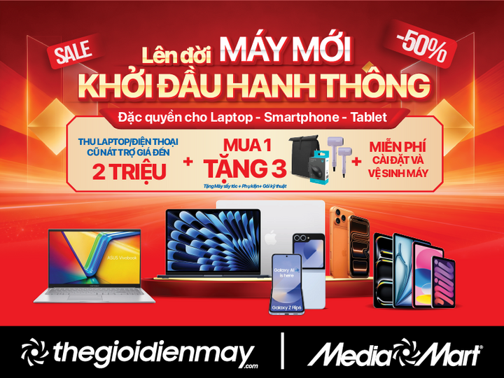 MediaMart tung ưu đãi lớn: Lên đời máy mới, khởi đầu hanh thông - 1