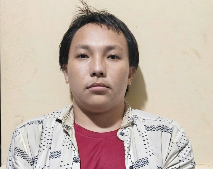 Trương Văn Vũ bị bắt. (Ảnh: Công an cung cấp)