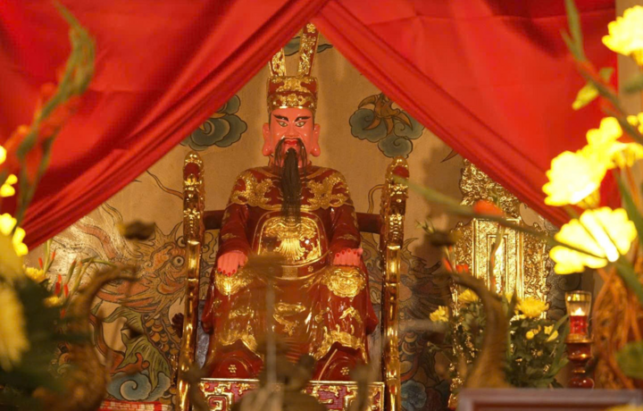 Bức tượng Thái Sư, Á Vương Đào Cam Mộc