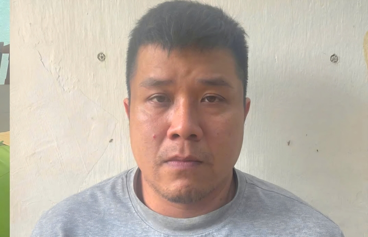 Nguyễn Thành Tâm đầu thú sau 9 năm lẩn trốn. (Ảnh: C.A)