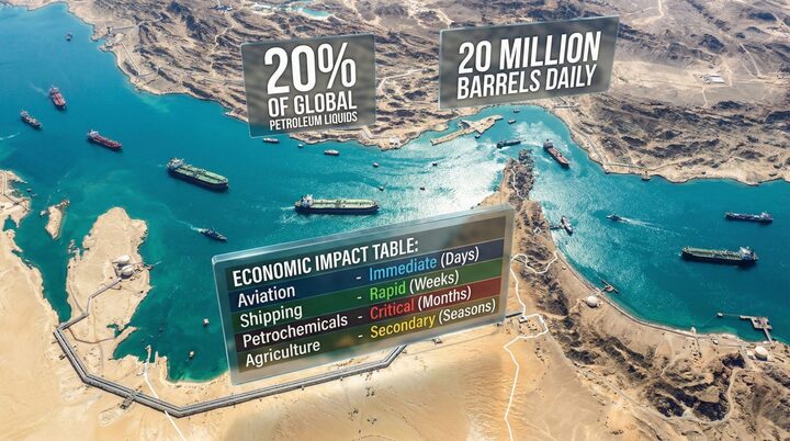 20% lượng dầu thế giới đi qua eo biển Hormuz.