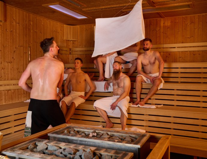 Phòng xông hơi được xem là nơi bình đẳng về địa vị tại Phần Lan. (Ảnh: PolishSauna)