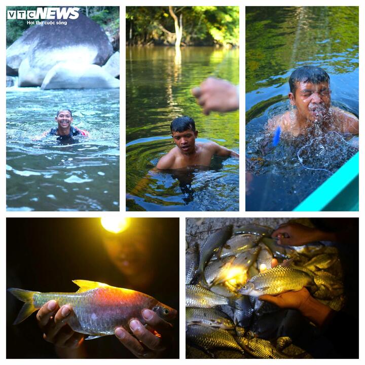 Để săn được loài cá này, người đi săn cá phải chịu được cái lạnh thấu xương của nước suối, nhiều đoạn lưới sau khi dính cá bị kéo đi vào khu vực thác chảy mạnh bắt buộc các thanh niên người K'Ho phải lặn và dầm mình trong dòng nước chảy mạnh.