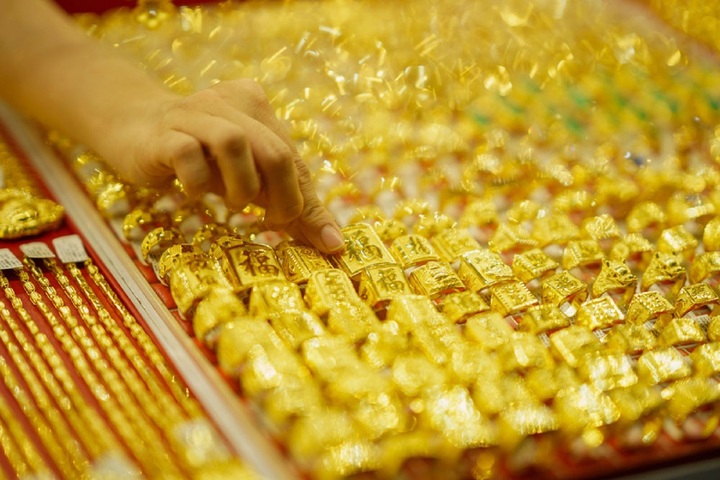Giá vàng trong nước hôm nay tiếp tục giảm. (Ảnh minh họa).