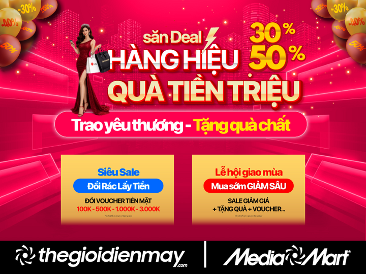 MediaMart tung ưu đãi lớn tháng 3: Săn deal hàng hiệu, quà tiền triệu - 1
