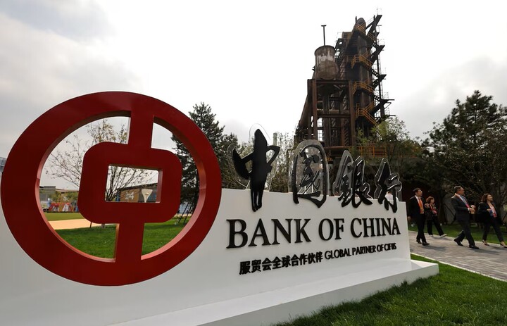 Ngân hàng Trung Quốc ở Công viên Shougang, Bắc Kinh. (Ảnh: Reuters)