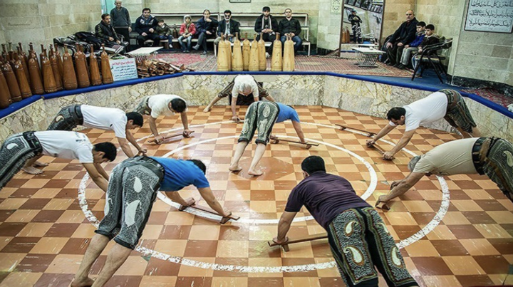 Zurkhaneh mang ý nghĩa “ngôi nhà sức mạnh”. (Nguồn: Iran Press)