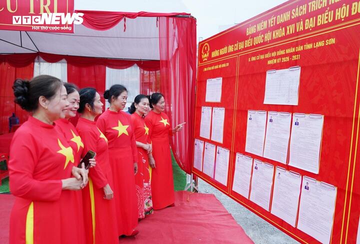 Cử tri khối Đại Thắng, phường Lương Văn Tri xem danh sách ứng cử đại biểu Quốc hội khóa XVI và đại biểu HĐND tỉnh Lạng Sơn và đại biểu HĐND phường Lương Văn Tri nhiệm kỳ 2026-2031.