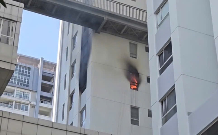 Hiện trường vụ cháy. (Ảnh: HC)