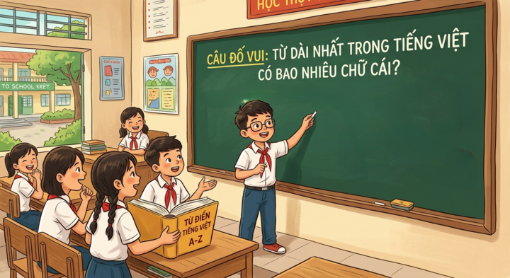 Từ dài nhất trong tiếng Việt có bao nhiêu chữ cái? (Ảnh minh họa)