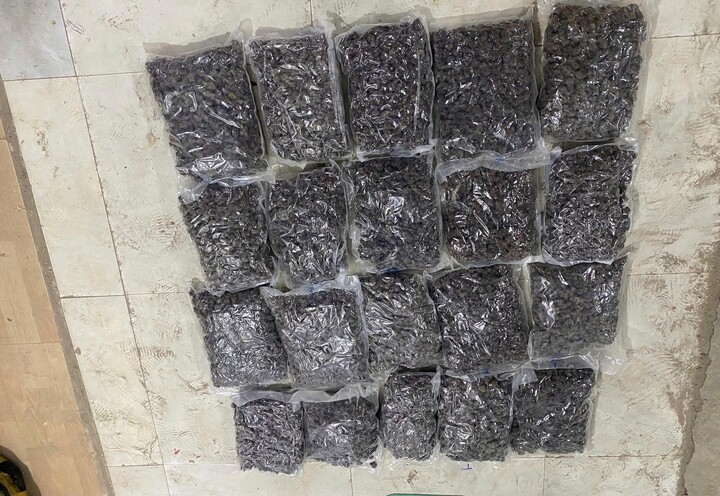 Lượng lớn cần sa bị thu giữ. (Ảnh: C.A)