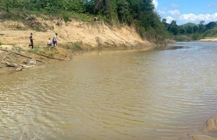 Hiện trường vụ tai nạn.