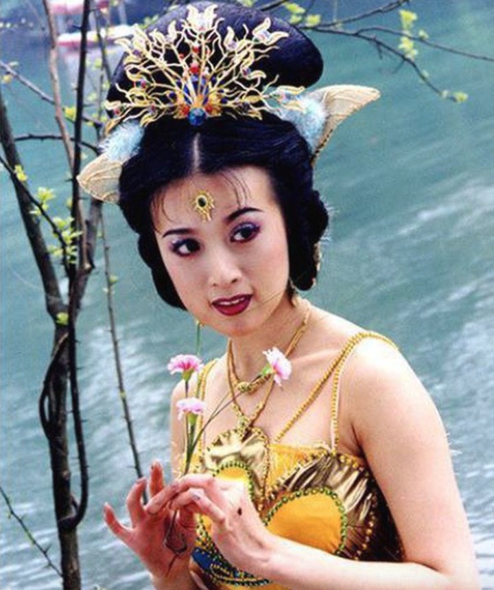 Kim Xảo Xảo nổi tiếng với vai diễn công chúa Khổng Tước trong bộ phim "Tây du ký" năm 1999.