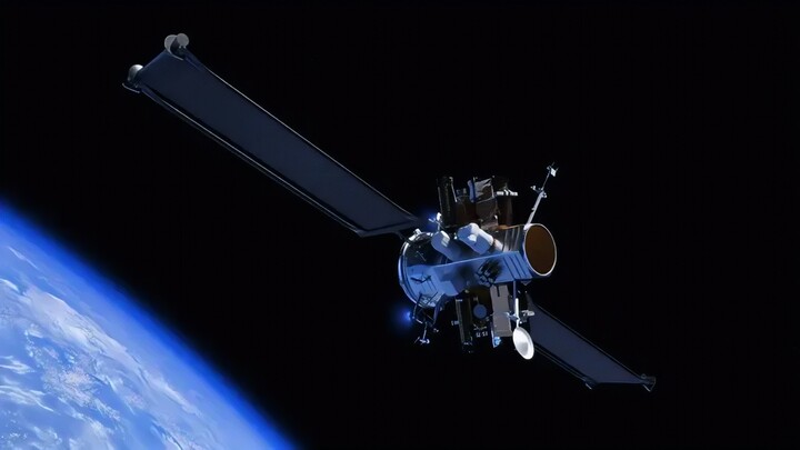 Hình mô phỏng tàu Blue Ring của Blue Origin bay quanh Trái Đất. (Nguồn: Blue Origin)