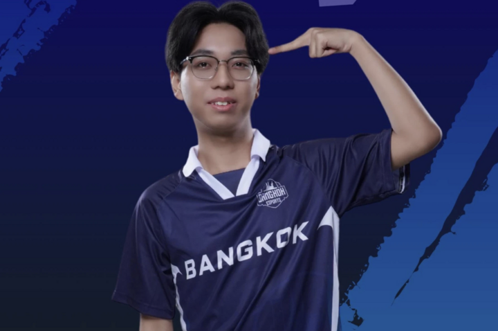 Tuyển thủ Cheerio thi đấu thay cho Naphat Warasin ở SEA Games 33. Ảnh: Bangkok ESC.