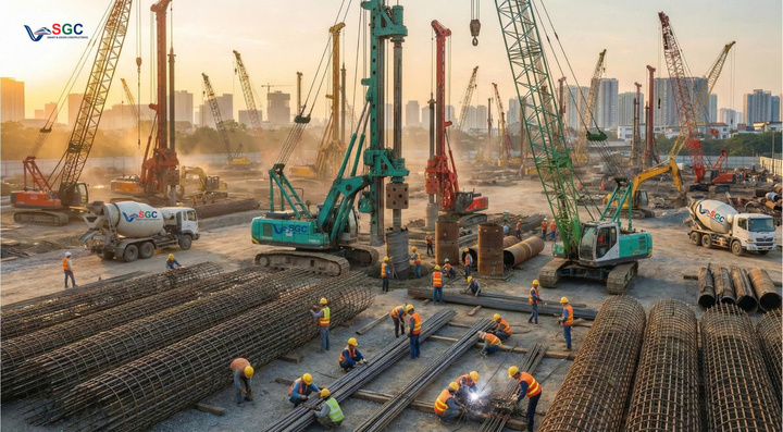 SGC đang tuyển dụng 25.000 nhân sự cho 2 tuyến đường sắt tốc độ cao Hà Nội – Quảng Ninh, Bến Thành – Cần Giờ và các hạng mục nền móng, cọc khoan nhồi quy mô khác của Vingroup. (Ảnh minh họa)