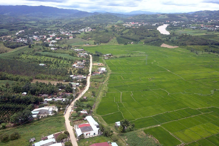 Một góc xã Kon Plông - nơi vừa xảy ra trận động đất có độ lớn 3.0. (Ảnh: Đ.X)