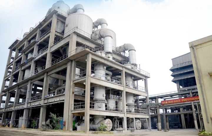 Tổ hợp nhà máy hóa chất Đức Giang - Lào Cai tại Tằng Loỏng. (Ảnh: DGC)