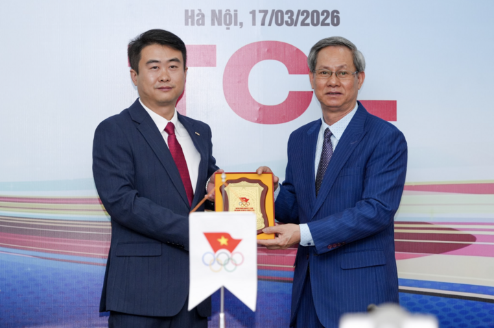 Ủy ban Olympic Việt Nam chính thức thiết lập hợp tác với đối tác quốc tế.