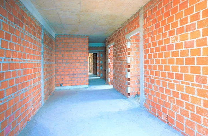 Tường gạch chắc chắn, chịu lực tốt. (Ảnh: Suanhathanhkinh)