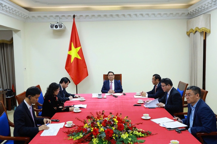 Thủ tướng Chính phủ đề nghị Angola hỗ trợ thêm về nguồn cung cấp dầu thô và khí đốt cho Việt Nam - Ảnh: VGP/Nhật Bắc