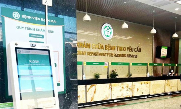 Bệnh viện triển khai “luồng xanh” dành cho người dân đặt lịch khám qua ứng dụng Bach Mai Care.