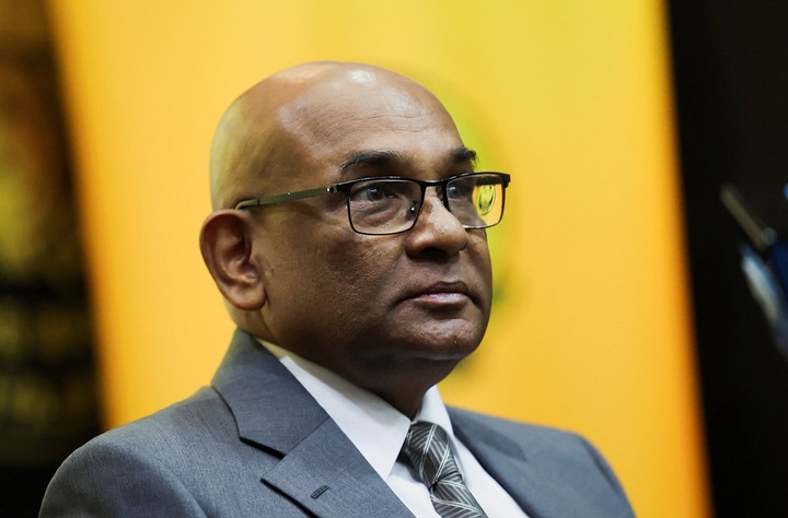 Tổng thư ký Liên đoàn bóng đá châu Á tại cuộc họp báo của FAM và AFC. (Nguồn: BH Online)