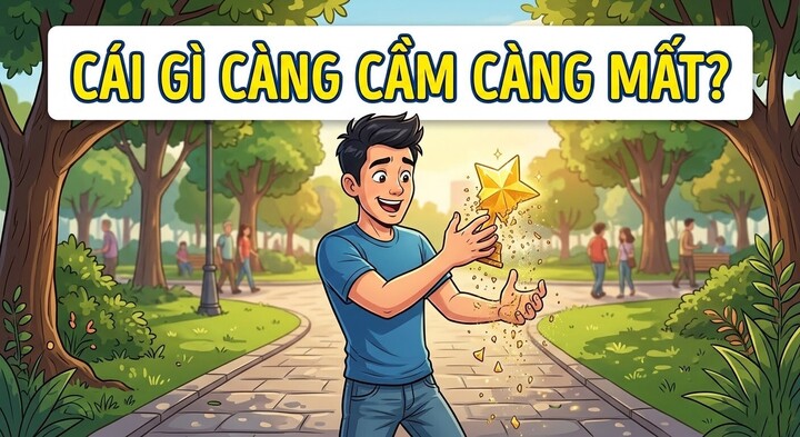 מהו דבר שאתה מאבד ככל שאתה נאחז בו יותר? (תמונה להמחשה)