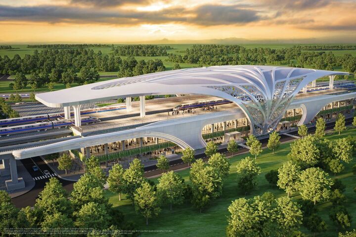 Vịnh Ngọc kết nối trực tiếp với ga depot tuyến đường sắt tốc độ cao Bến Thành - Cần Giờ.