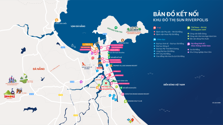 FourS Tower sở hữu vị trí tâm điểm kết nối trung tâm thành phố và các khu vực sôi động lân cận.