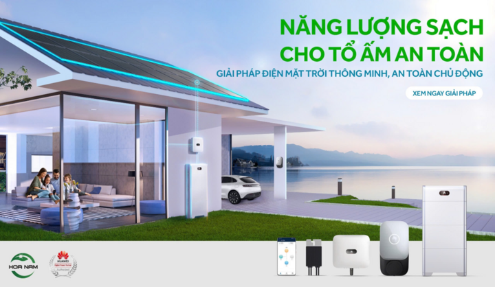 Hệ sinh thái năng lượng cho toàn bộ căn nhà. (Ảnh: Hoa Nam)