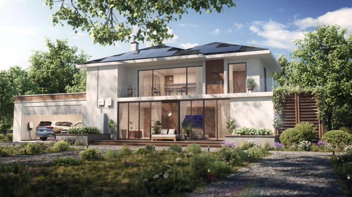 Hệ sinh thái khép kín: phát điện – lưu trữ - tiêu thụ năng lượng. (Ảnh: Hoa Nam)