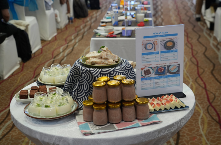 Một số món ăn keto.