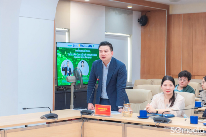 Ông Nguyễn Đức Thái - Giám đốc điều hành SAPP EDU - điều phối hội nghị.