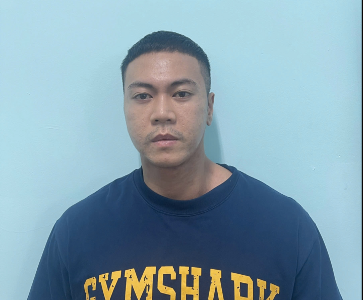 Trương Nguyên Huy tại cơ quan điều tra. (Ảnh Công an cung cấp)