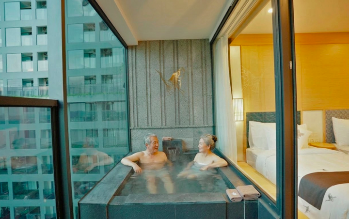 Onsen Fuji tiên phong đưa mô hình Thera Home vào thực tế, biến mỗi căn hộ thành một không gian trị liệu khoáng nóng khép kín.
