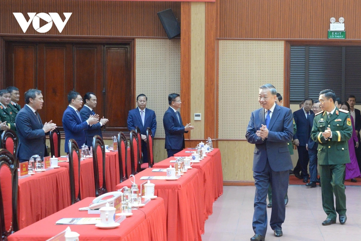 Tổng Bí thư Tô Lâm dự lễ kỉ niệm 80 năm thành lập Binh chủng công binh.