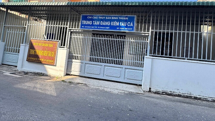 Trung tâm đăng kiểm tàu cá.