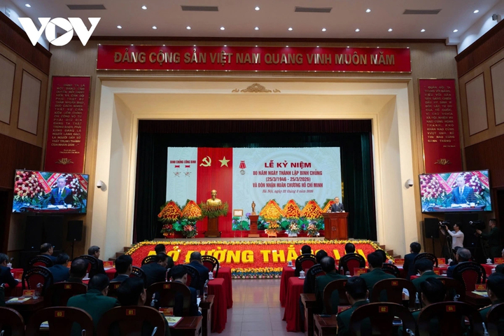 Toàn cảnh buổi lễ.