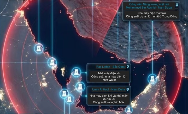 Các nhà máy điện và khử muối nằm trong tầm ngắm của Iran.