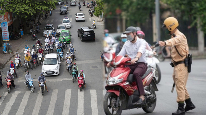 Theo khoản 2 Điều 14 Luật Trật tự, an toàn giao thông đường bộ 2024 quy định khi vượt thì các xe phải vượt bên trái. (Ảnh minh họa).