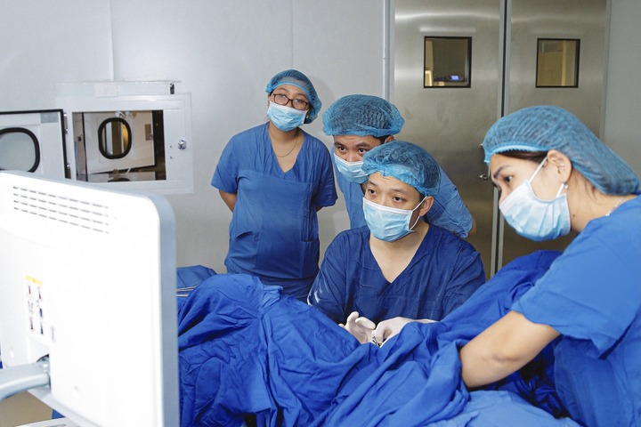 Tỷ lệ thành công của chu kỳ IVF ở BV Sản TƯ tới 68%.