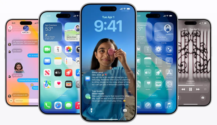 Giao diện IOS trên iPhone của Apple. (Nguồn: Apple)