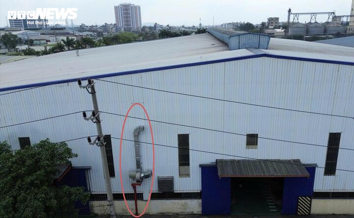 Hệ thống thông gió của Công ty TNHH Soosan Vina Motor, cụm công nghiệp Hạp Lĩnh. (Ảnh chụp ngày 19/3/2026)