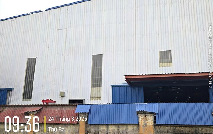 Công ty TNHH Soosan Vina Motor tháo dỡ hệ thống quạt thông gió ngày 23/3 do tiếng ồn vẫn lớn.