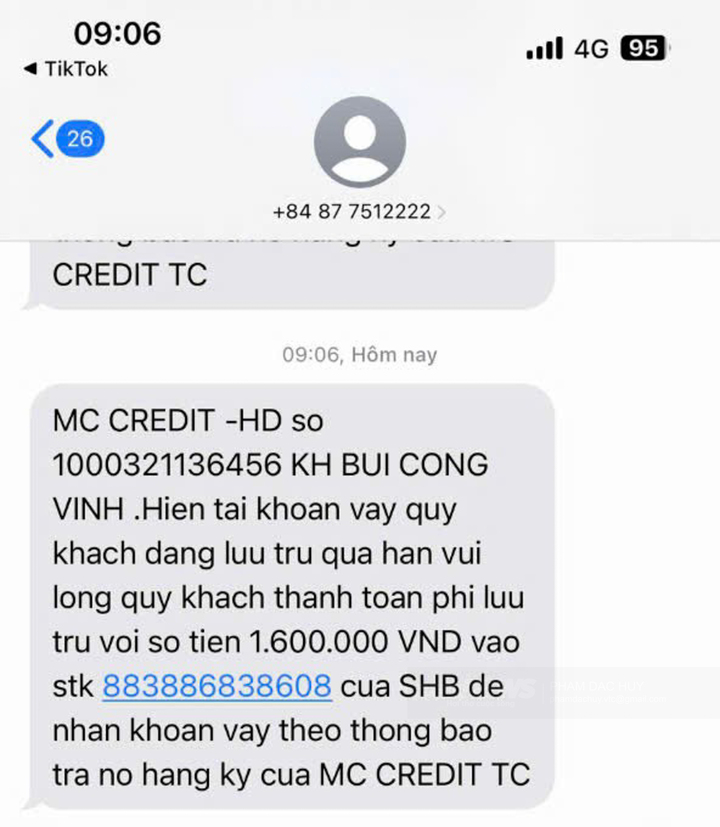 Tài khoản của những kẻ liên quan cùng phương thức, thủ đoạn lừa đảo trực tuyến. (Ảnh: CACC)
