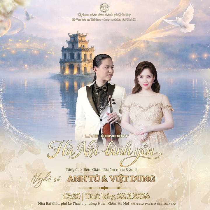 Đảm nhận vai trò Tổng đạo diễn, Giám đốc âm nhạc và Solist là hai nghệ sĩ Anh Tú - Việt Dung.