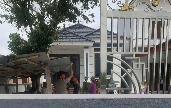 Ngôi nhà xảy ra vụ án mạng.