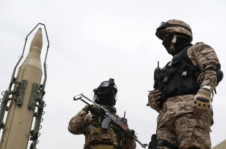 Thành viên Lực lượng Vệ binh Cách mạng Hồi giáo (IRGC). (Nguồn: AP)